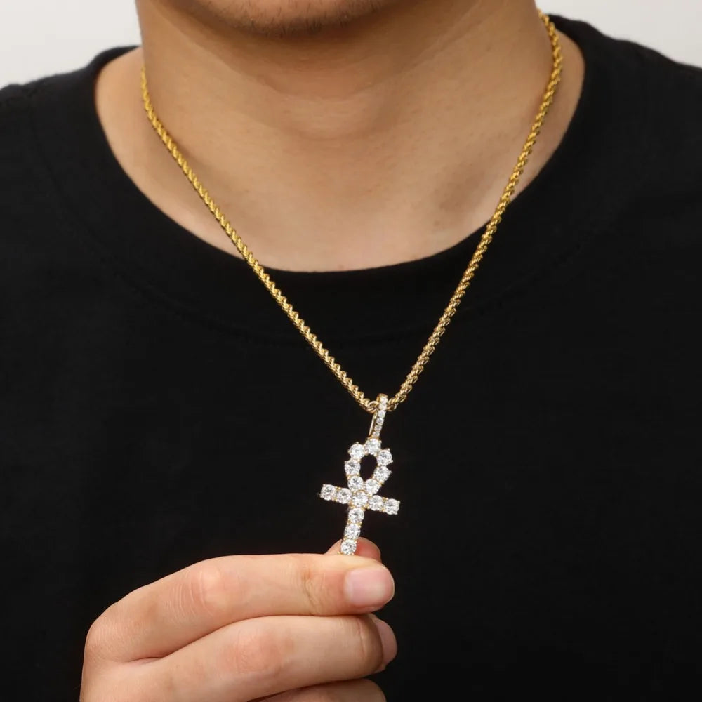 Radiant Resilience Cross Pendant