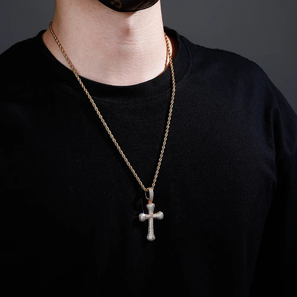 Luminous Faith Cross Pendant