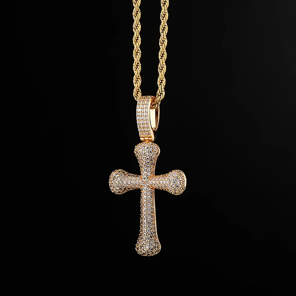 Luminous Faith Cross Pendant