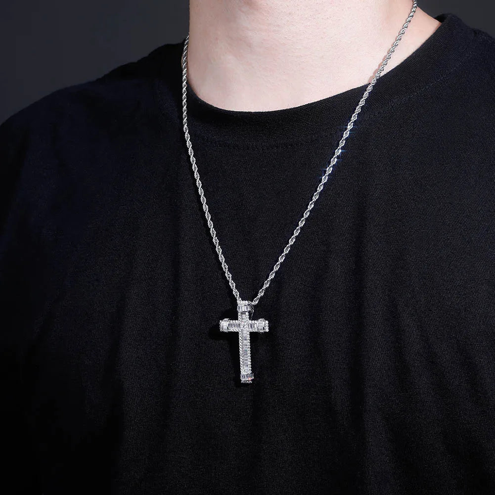 Graceful Strength Cross Pendant