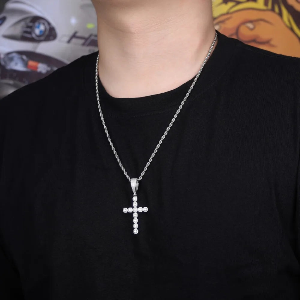 Radiant Cross Pendant