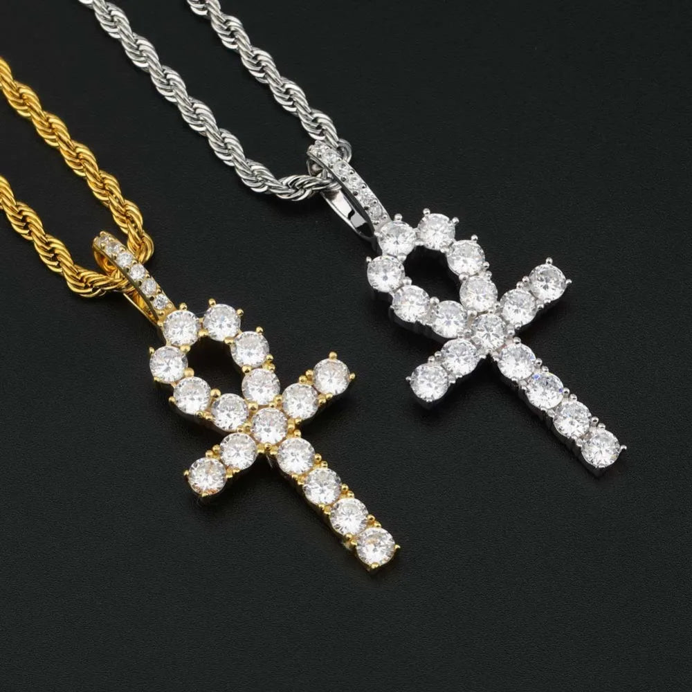 Radiant Resilience Cross Pendant