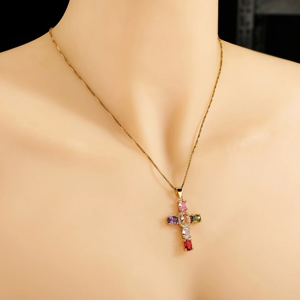 Eternal Light Cross Pendant