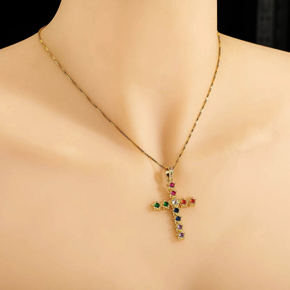 Divine Strength Cross Pendant