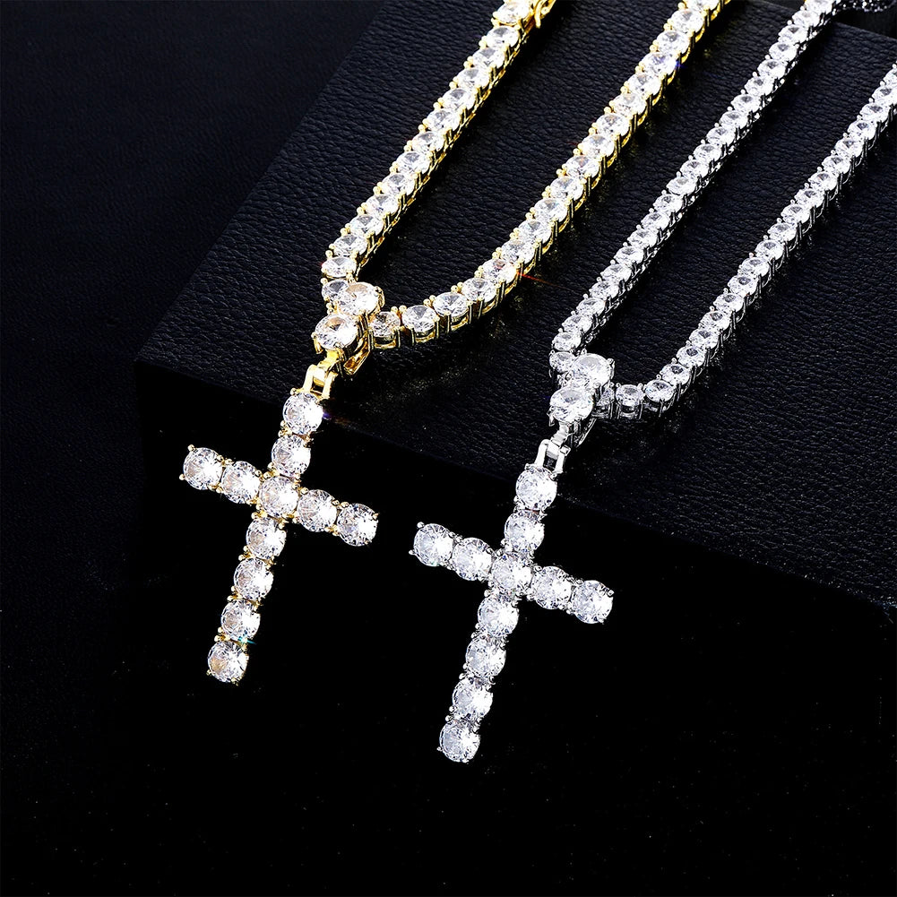 Eternal Glow Cross Pendant