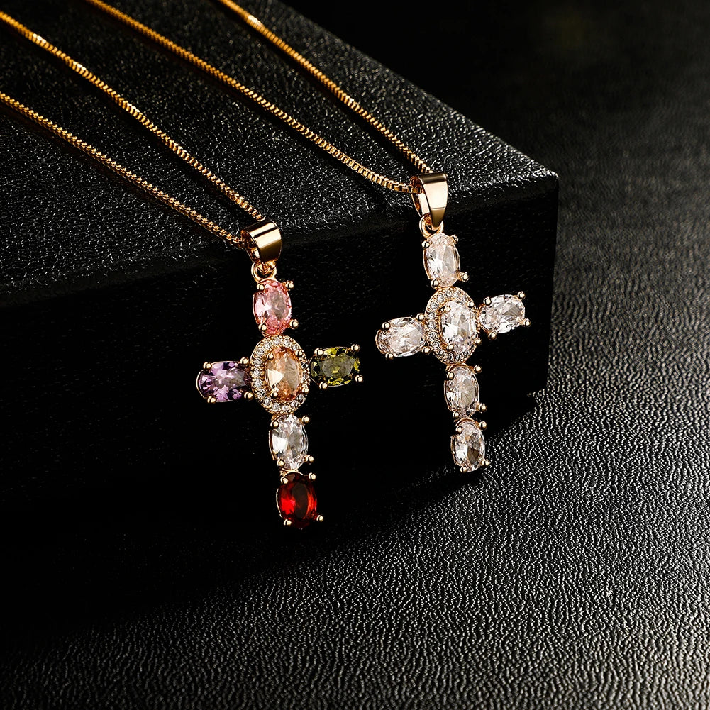 Eternal Light Cross Pendant