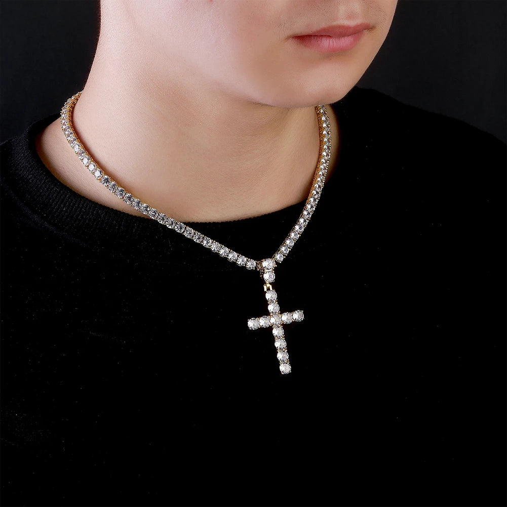 Eternal Glow Cross Pendant