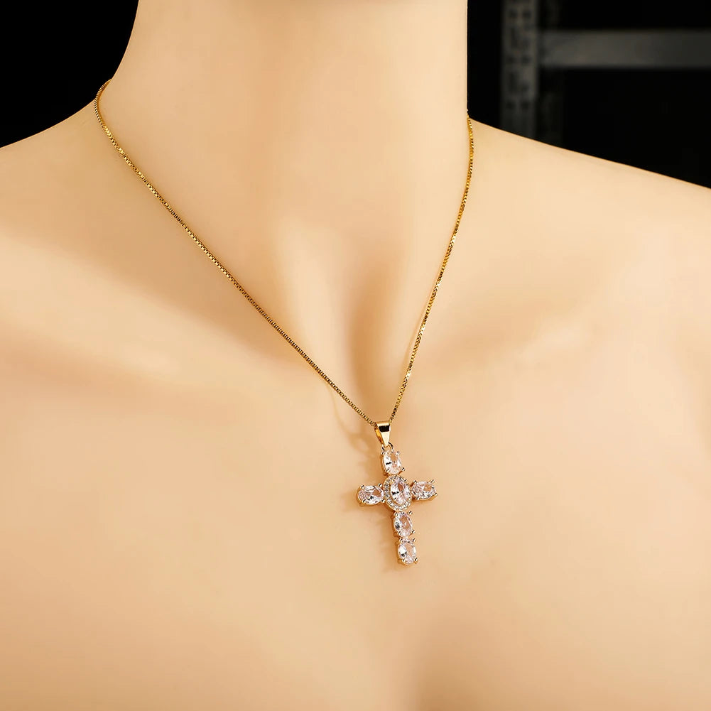 Eternal Light Cross Pendant